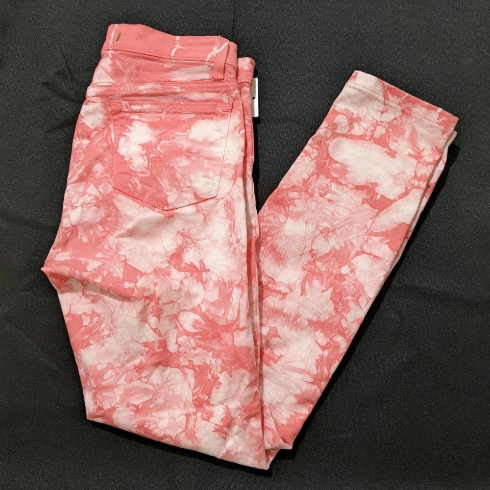 Size 26 j brand jbrand tie die Jeans skinny leg made in usa